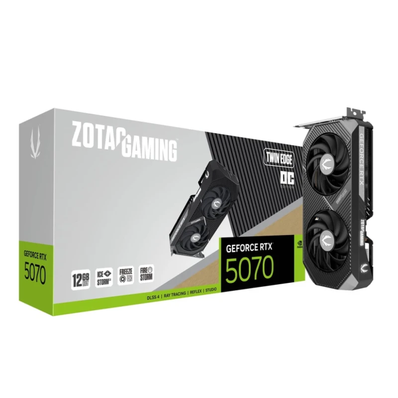 Image of ZOTAC GAMING Geforce RTX 5070 Twin Edge SFF 12GB OC Graphics Card ZT-B50700H-10P