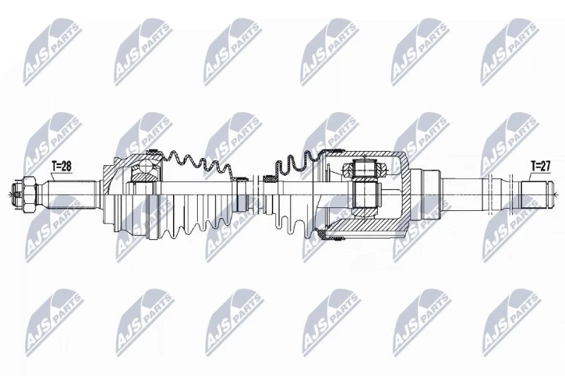 Image of NTY Drive shaft NTY NPW-CH-044