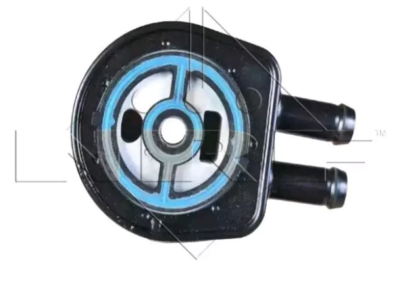 Image of NRF 31236 Oil Cooler with seal rings, EASY FIT Aluminium Oil Cooler,engine oil (469)