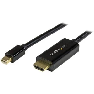 Image of StarTech 2m Mini DisplayPort to HDMI 4K Cable
