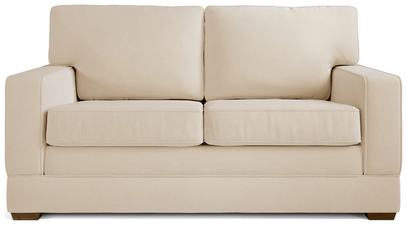 Image of Jay-Be Jay-Be Urban Brushed Twill 2 Seater Sofa Bed with Pocket Mattress linen 2 seater