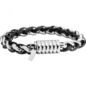 Image of Mens Police Stainless Steel Nemesis Buckle