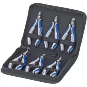 Image of Knipex 00 20 16 P Electronics Pliers Set - 6 Piece