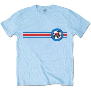 Image of The Jam - Target Stripe Unisex Large T-Shirt - Blue