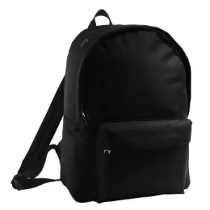 Image of SOLS Rider Backpack / Rucksack Bag (ONE) (Black)