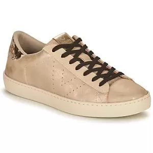 image of Victoria BERLIN METAL womens Shoes Trainers in Beige,4,5,5.5,6.5,7,8,2.5