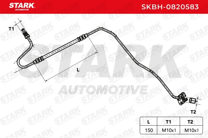 Image of STARK Brake hose STARK SKBH-0820583