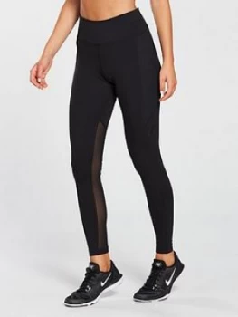 Image of Nike Training Power Pocket Lux Tight Black Size XS Women