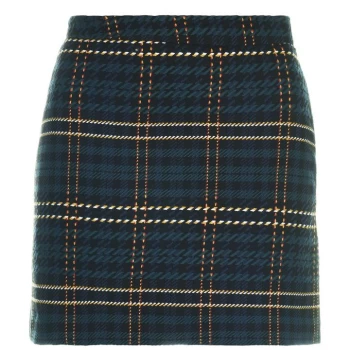 image of Jack Wills Kerby Check Mini Skirt - Black