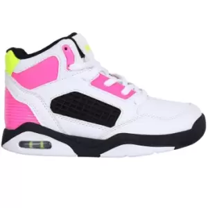 Image of SHAQ Bankshot Childrens Basketball Trainers - White