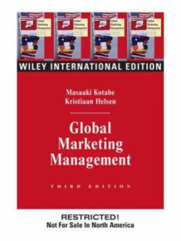 Image of Global Marketing Management by Masaaki Kotabe Paperback
