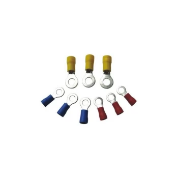 Image of Wiring Connectors - Yellow - Ring - 6mm - Pack of 25 - PWN791 - Wot-nots
