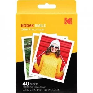 image of Kodak RODZL3X440 Photo paper 89 x 108mm 40 pc(s) Tearproof