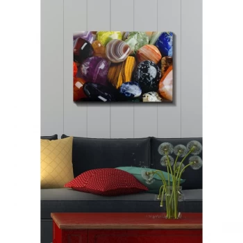 Image of Kanvas Tablo (50 x 70) - 64 Multicolor Decorative Canvas Painting