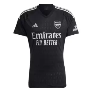 Image of adidas Arsenal Goalkeeper Shirt 2023 2024 Adults - Black