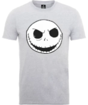 Image of Disney The Nightmare Before Christmas Jack Skellington Grey T-Shirt - L