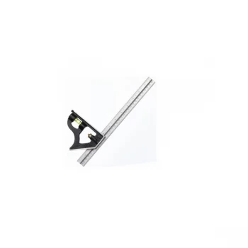 Image of Fisher Cast Iron Combination Square - English & Metric Markings 12"/300mm