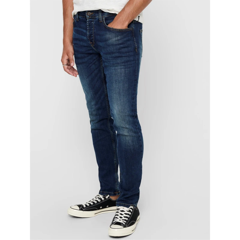 Image of ONLY and SONS Weft Med Blue Jeans blue W32L32 Men