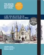 Image of urban sketching art pack a guide book and sketch pad for drawing on locatio