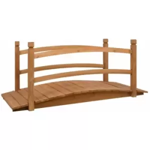 Image of Vidaxl - Garden Bridge 140x60x60cm Solid Firwood Brown