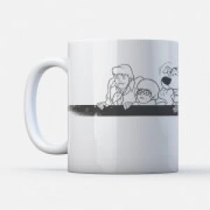 image of Scooby Doo Gang Retro Stripe Mug