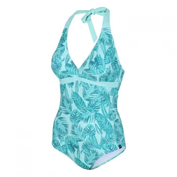 Image of Regatta Green 'Flavia' Swim Costume Swimsuit - 8