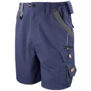 Result Workguard Unisex Technical Work Shorts (2XL) (Navy/Black)