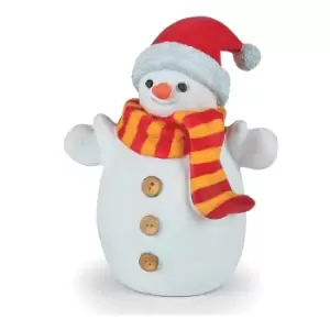 image of Papo The Enchanted World Snowman with a Hat Toy Figure, 3 Years or...