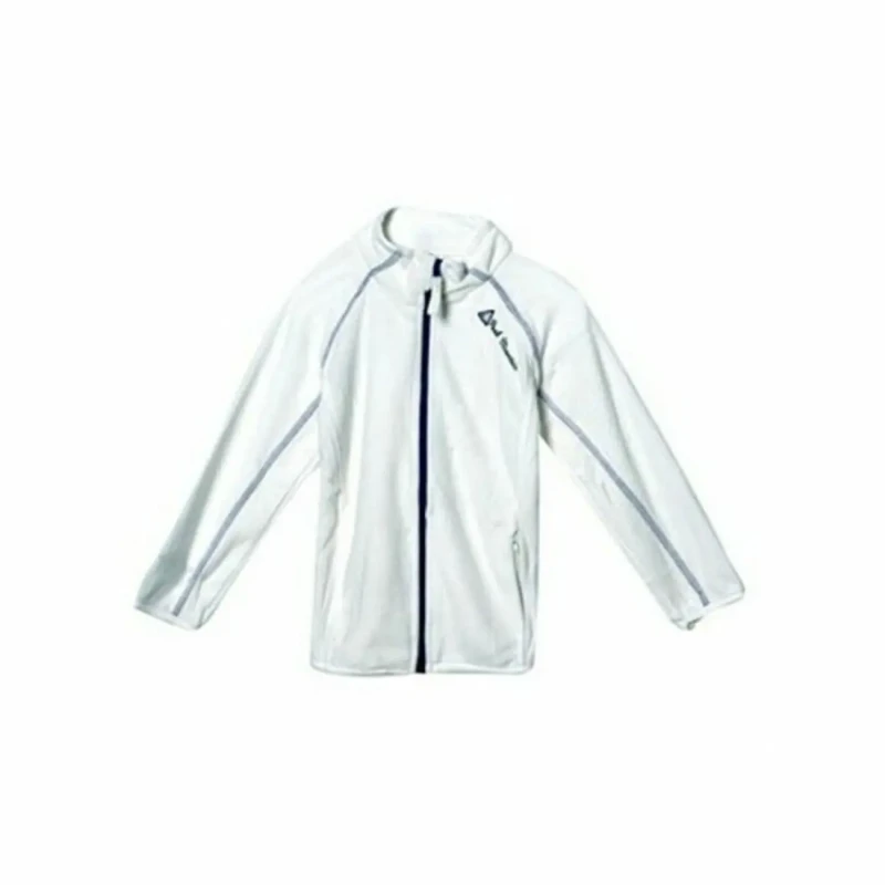 Image of Peak Mountain Girl's full-zip microfleece sweatshirt Peak Mountain Fafone Blanc Female 8 ans FAFONE/AF/1-BLANC