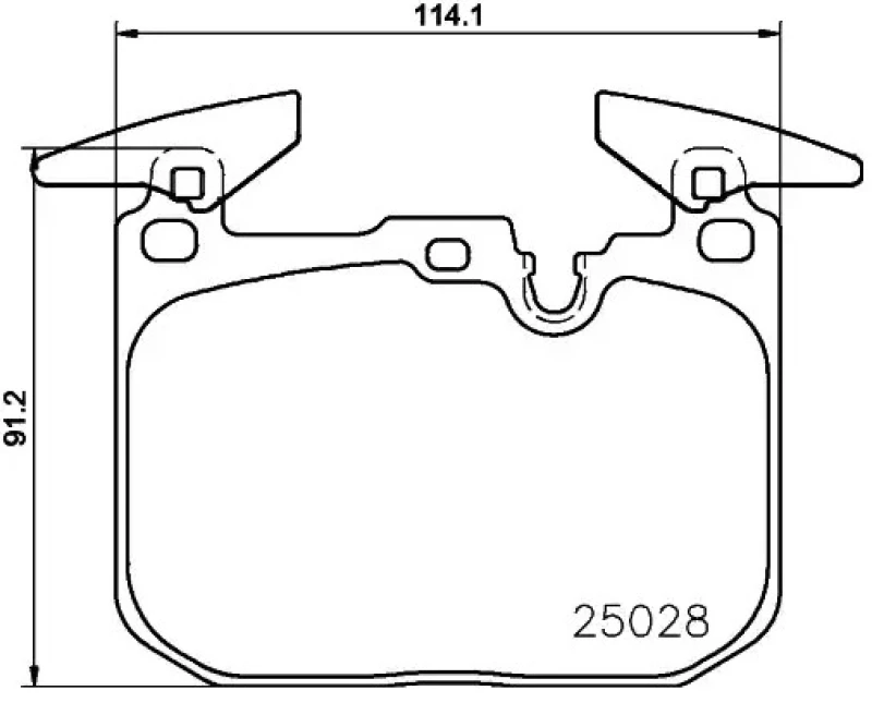 Image of Brake pad set VAICO V20-3129