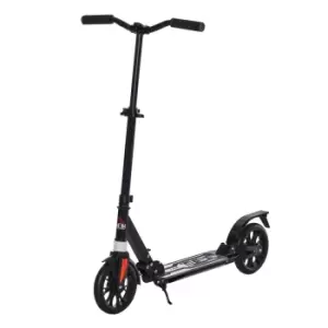 image of Reiten Foldable Height Adjustable Kick Scooter with Rear Wheel Brake