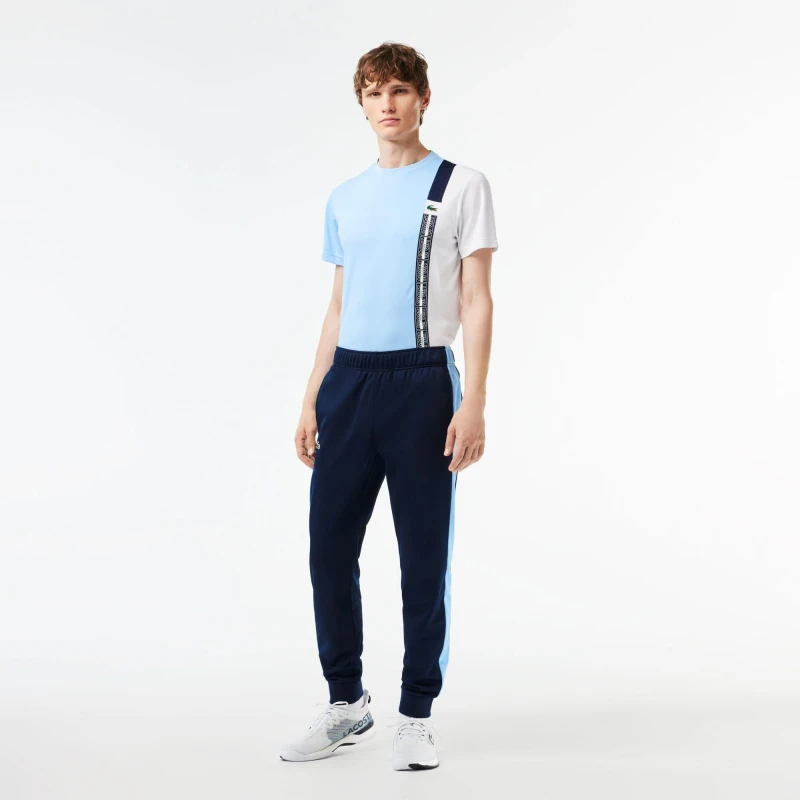 Image of Lacoste Mens Slim Fit Joggers Navy Blue male XS