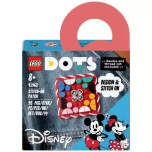 image of LEGO DOTS 41963 Mickey and Minnie Creative Patch