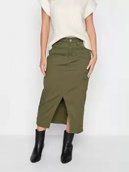 Image of PixieGirl Petite Utility Skirt, Green, Size 12, Women