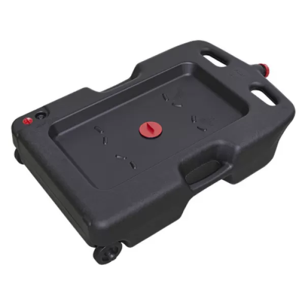 Image of Genuine SEALEY DRP09 Oil/Fluid Drain & Recycling Container 54ltr - Wheeled