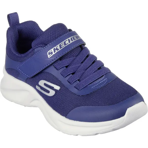 Image of Skechers Boys Dynamatic Pull On Strap Stretch Trainers UK Size 2 (EU 35)
