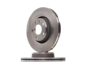Image of RIDEX Brake disc AUDI 82B0337 4F0615301D,D1515 Brake rotor,Brake discs,Brake rotors
