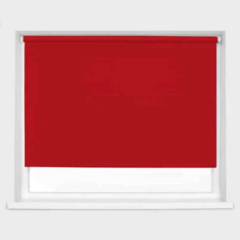 Image of Caecus Blinds Blackout Roller Blind Red 60Cm
