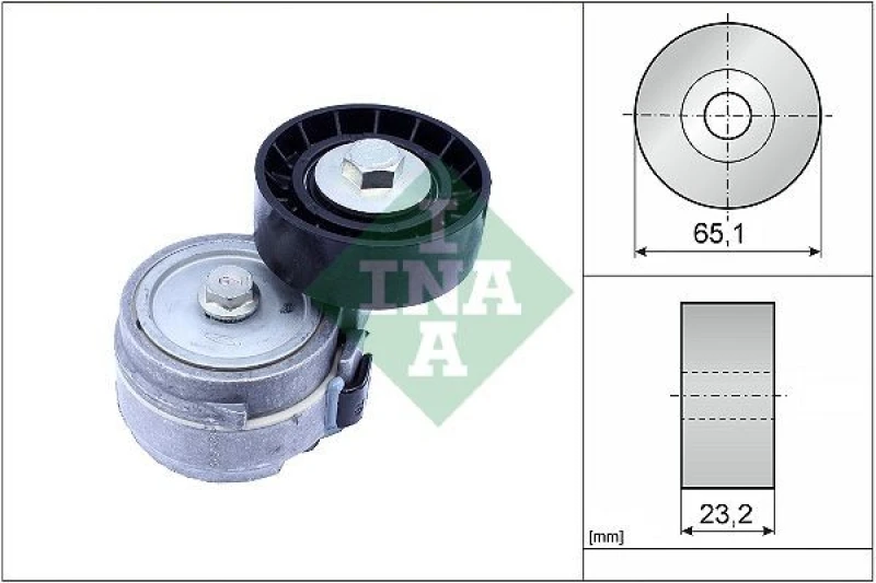 Image of Tensioner Lever, v-ribbed belt INA 534 0706 10