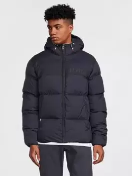 Image of Tommy Hilfiger High Loft Padded Jacket, Desert Sky Navy, Size 2XL, Men