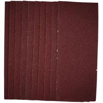 image of 1/3 Sanding Sheets, 93 x 230mm, 40 Grit (Pack of 10) [55737] - Draper