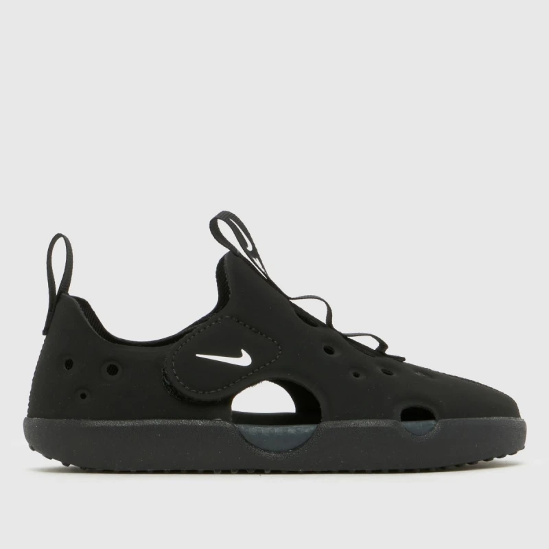 Image of Nike Black & White Sunray Protect 4 Junior Sandals Black & White UK 10.5 (EU 28)