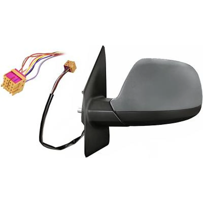 Image of DIEDERICHS 2273325 Wing mirror Left, Electronically foldable, primed Outside Mirror (50)