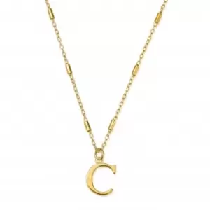 image of Gold Iconic Initial C Necklace GNCC4041C