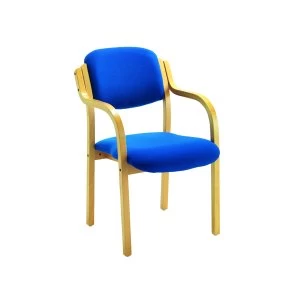 Image of Jemini Wood Frame Side Room With Arms Blue KF03514
