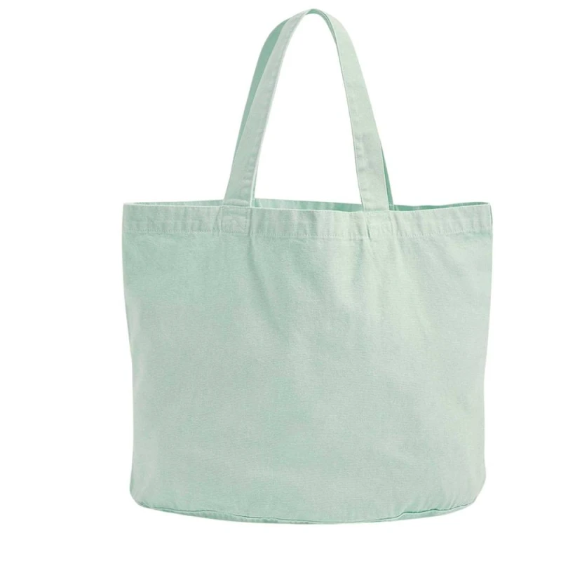 Image of Westford Mill Womens Garment Dyed Tote Bag in Pale Green Pale Green Female One Size