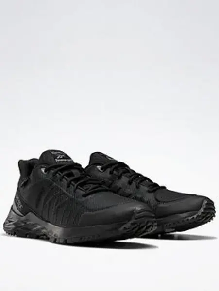 Image of Reebok Astroride Trail GTX 2.0 Shoes - Black/Grey, Size 2.5, Women