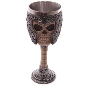 Image of Gothic Warrior Skull Goblet