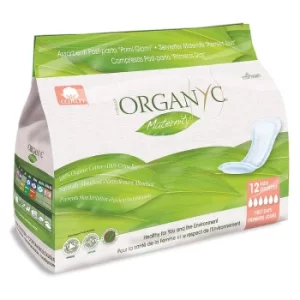 Image of Organyc Maternity Pads 12pc