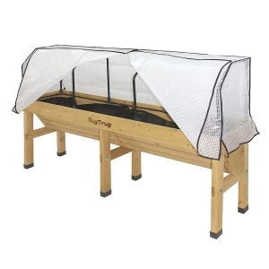 image of VegTrug Medium Wall Hugger Greenhouse Frame and PE Cover